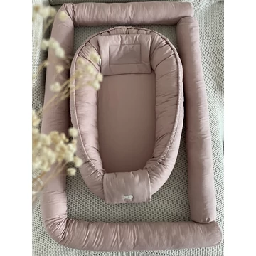 Ágyrácsvédő - Henger alakú - Pasztell Rózsaszín